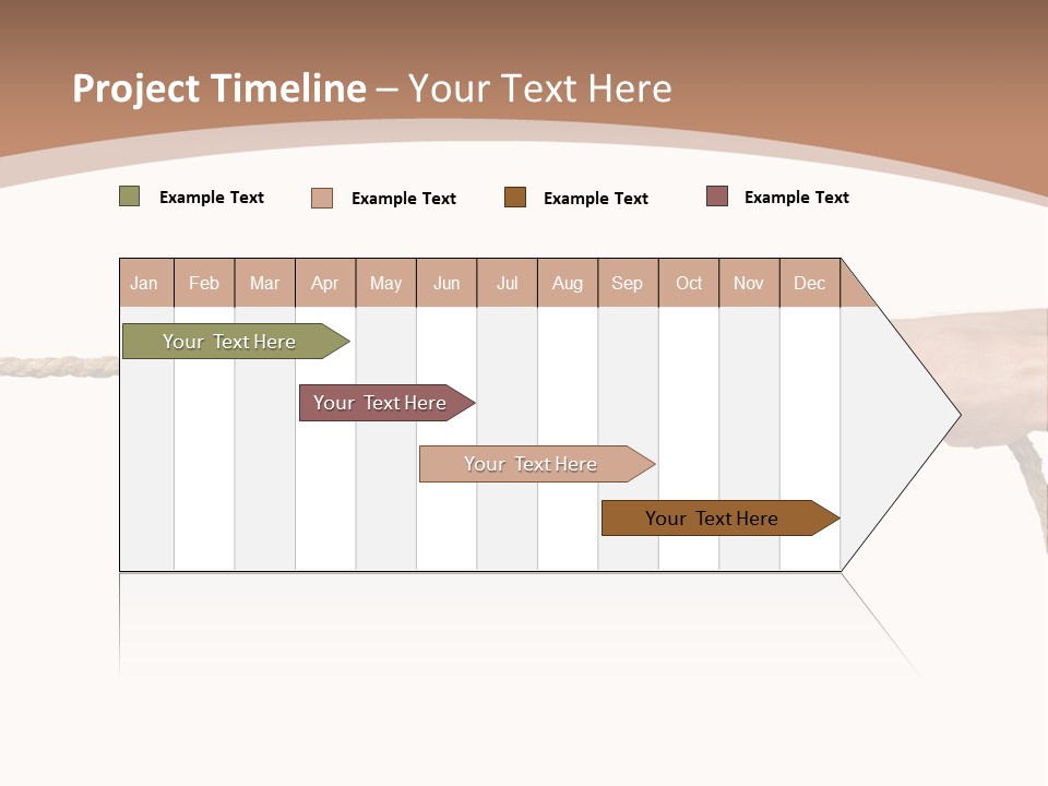 Straight Sport Persistence PowerPoint Template