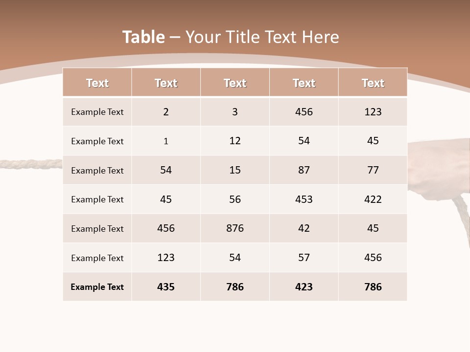 Straight Sport Persistence PowerPoint Template