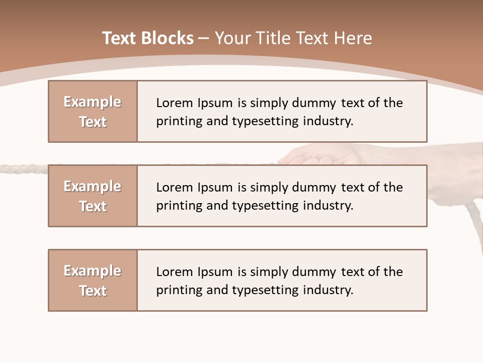 Straight Sport Persistence PowerPoint Template