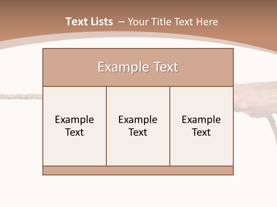 Straight Sport Persistence PowerPoint Template