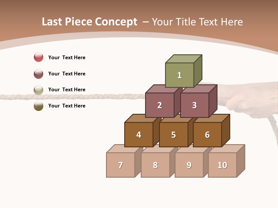 Straight Sport Persistence PowerPoint Template