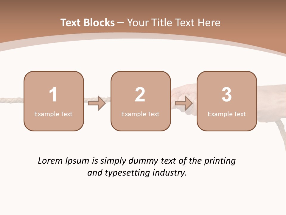 Straight Sport Persistence PowerPoint Template