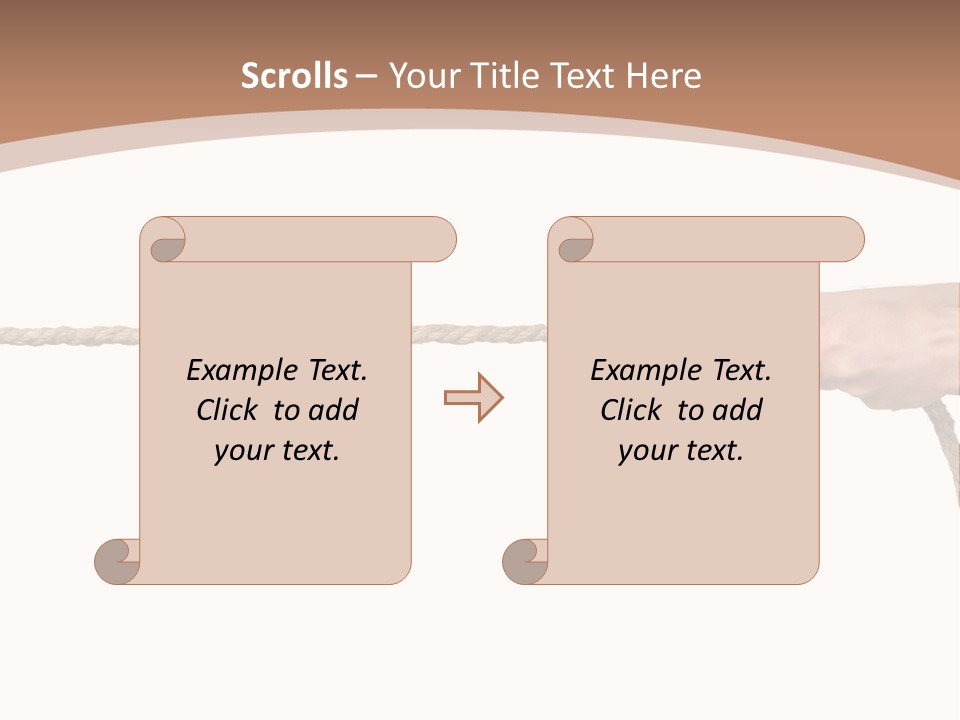 Straight Sport Persistence PowerPoint Template