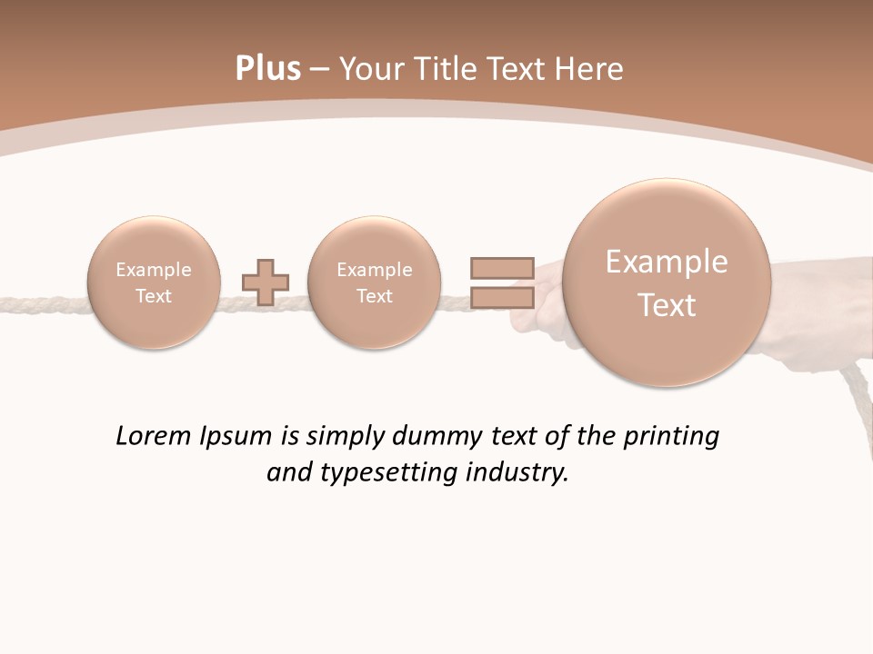 Straight Sport Persistence PowerPoint Template