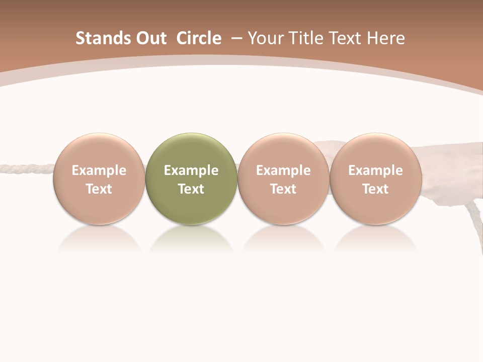 Straight Sport Persistence PowerPoint Template