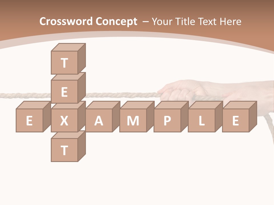 Straight Sport Persistence PowerPoint Template