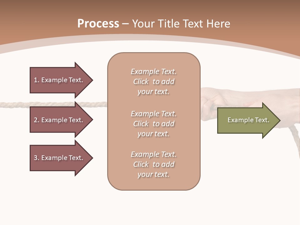 Straight Sport Persistence PowerPoint Template