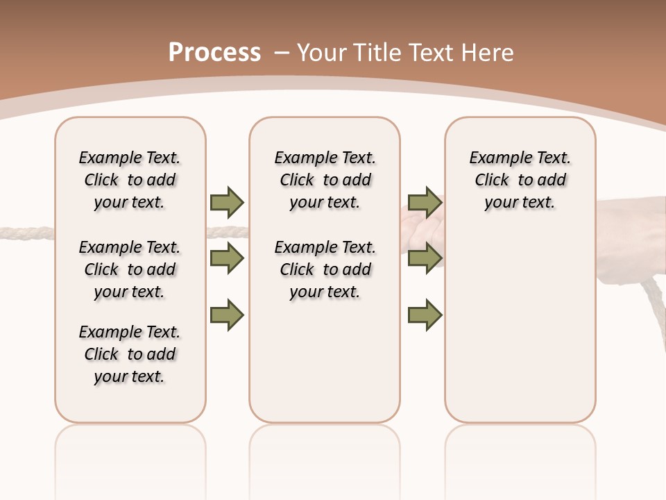Straight Sport Persistence PowerPoint Template