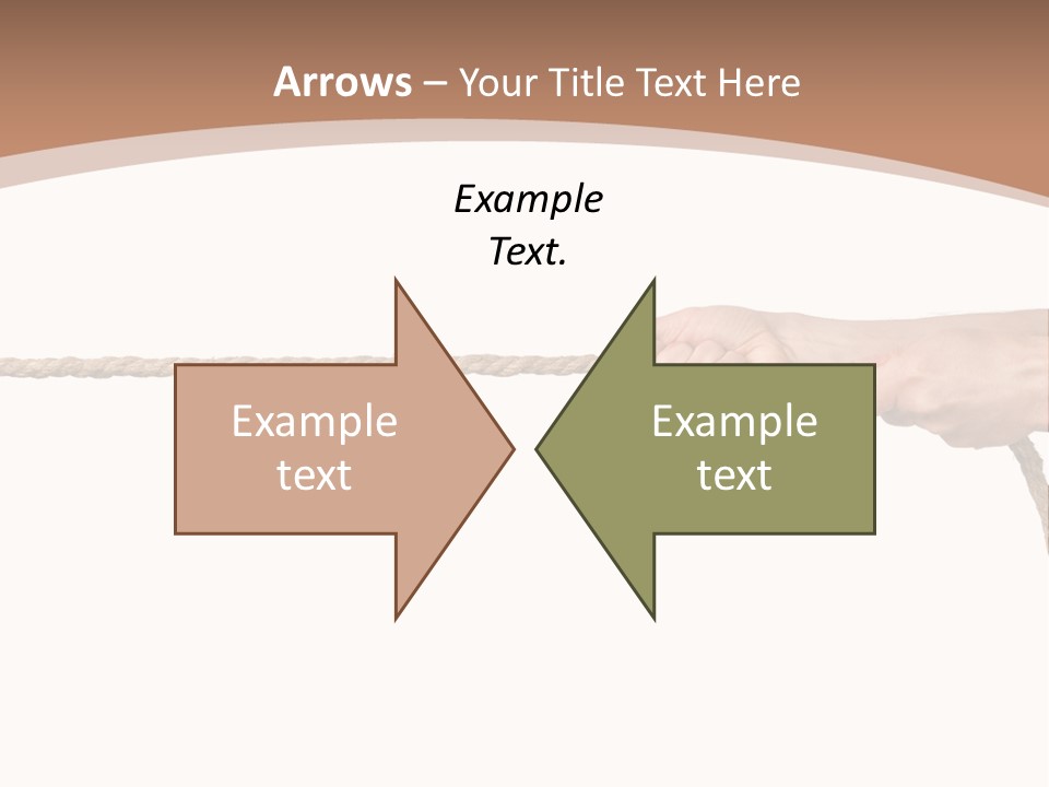 Straight Sport Persistence PowerPoint Template