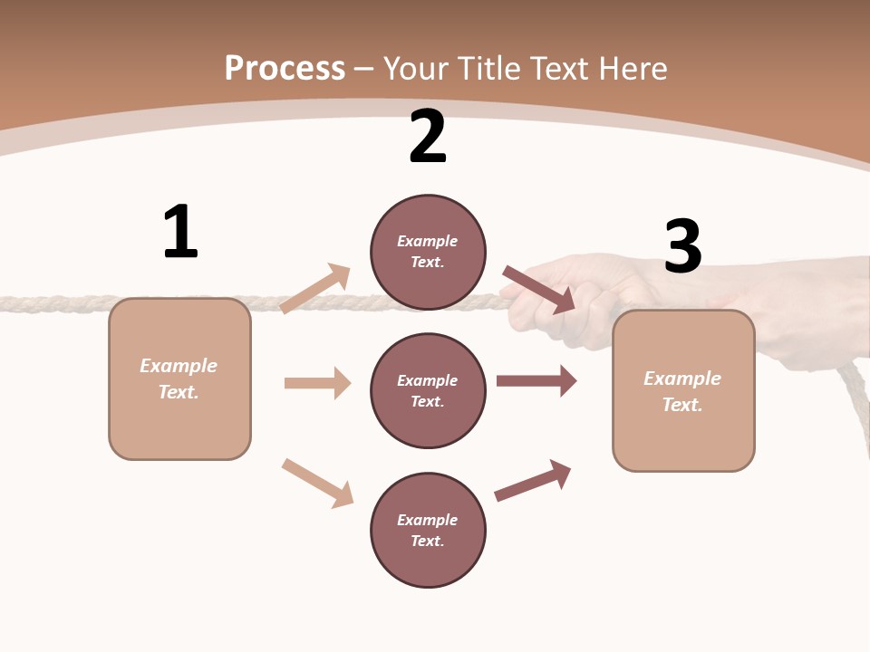 Straight Sport Persistence PowerPoint Template