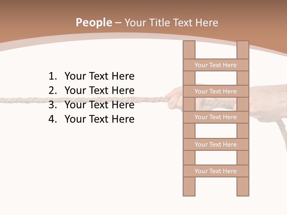 Straight Sport Persistence PowerPoint Template