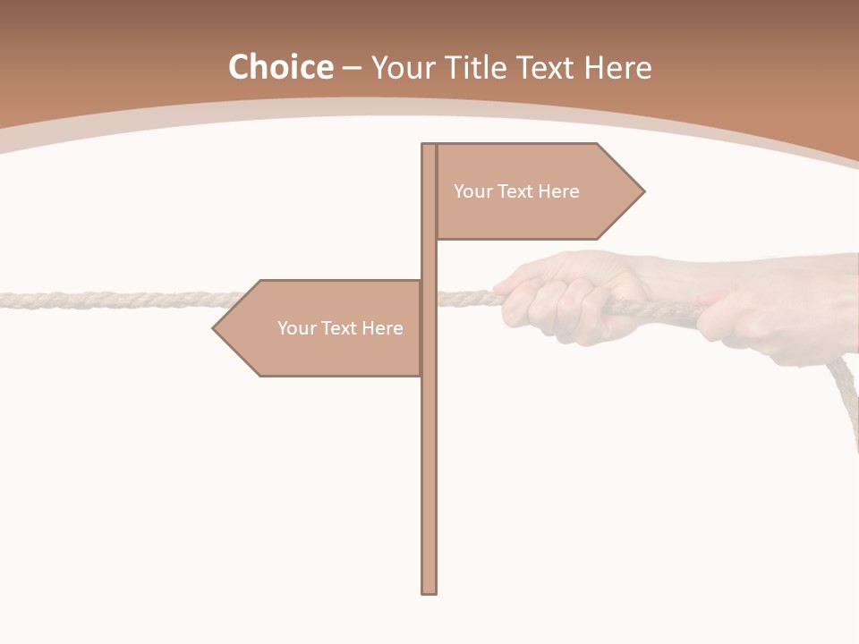 Straight Sport Persistence PowerPoint Template