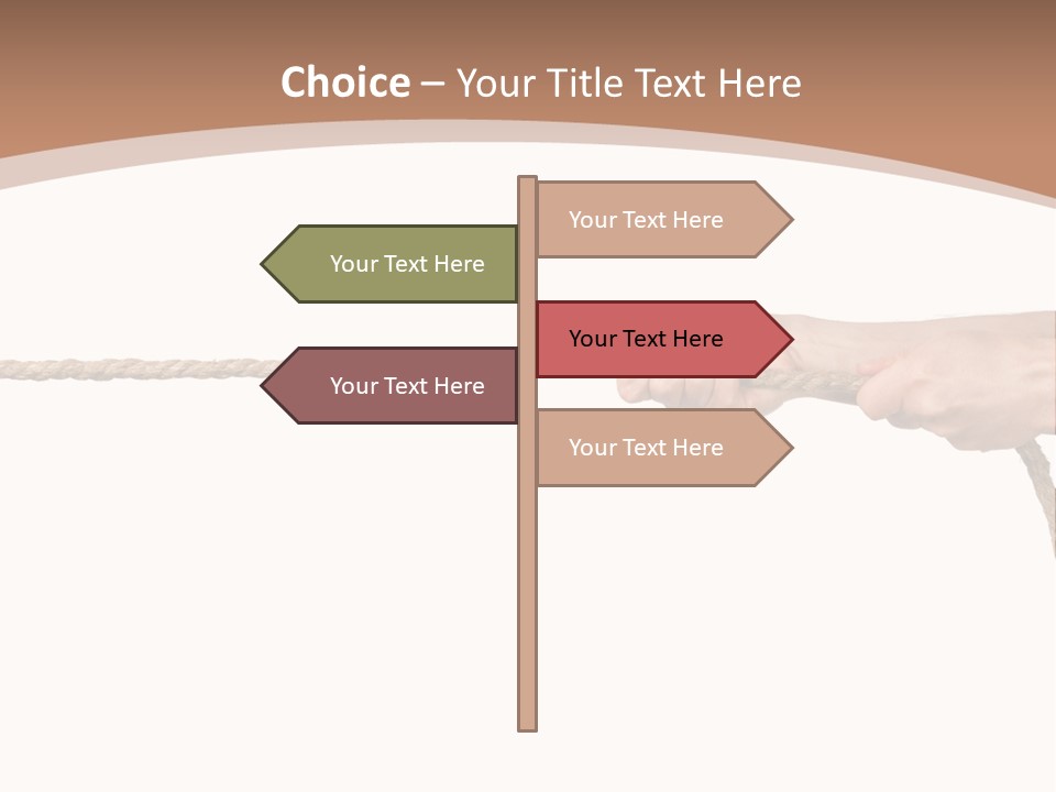 Straight Sport Persistence PowerPoint Template