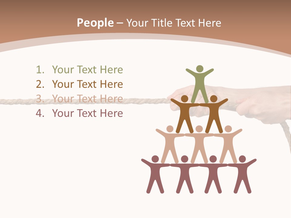 Straight Sport Persistence PowerPoint Template