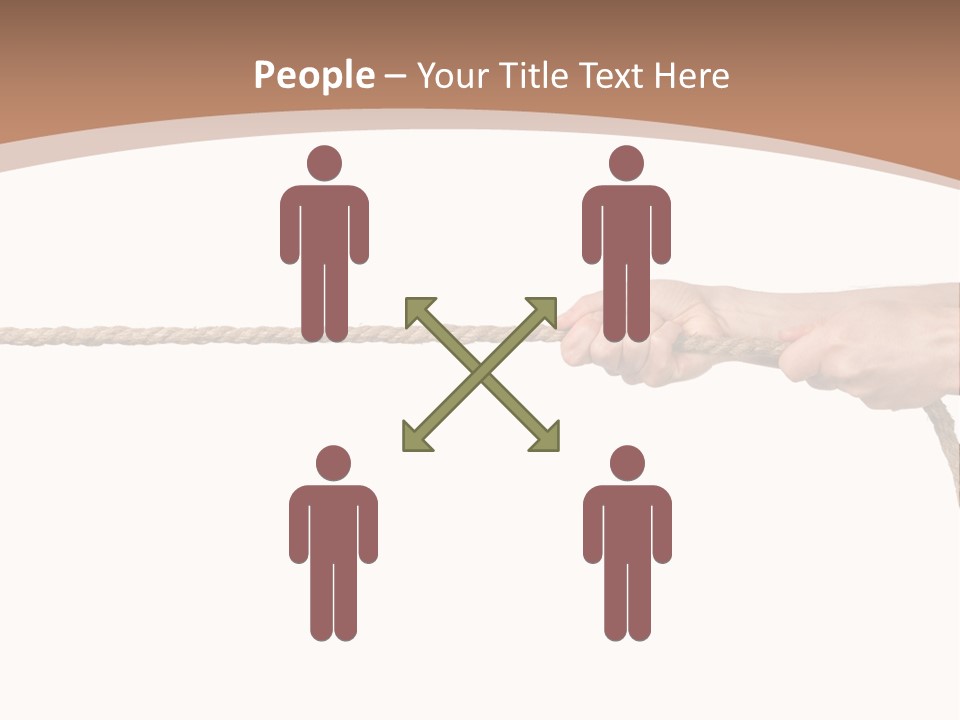 Straight Sport Persistence PowerPoint Template