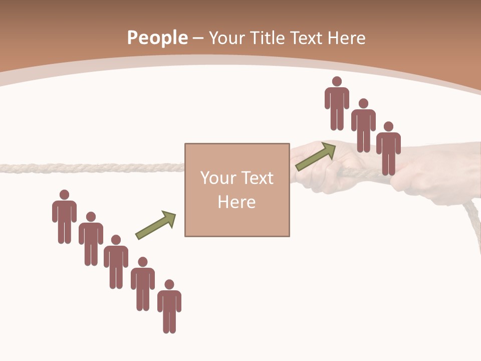 Straight Sport Persistence PowerPoint Template