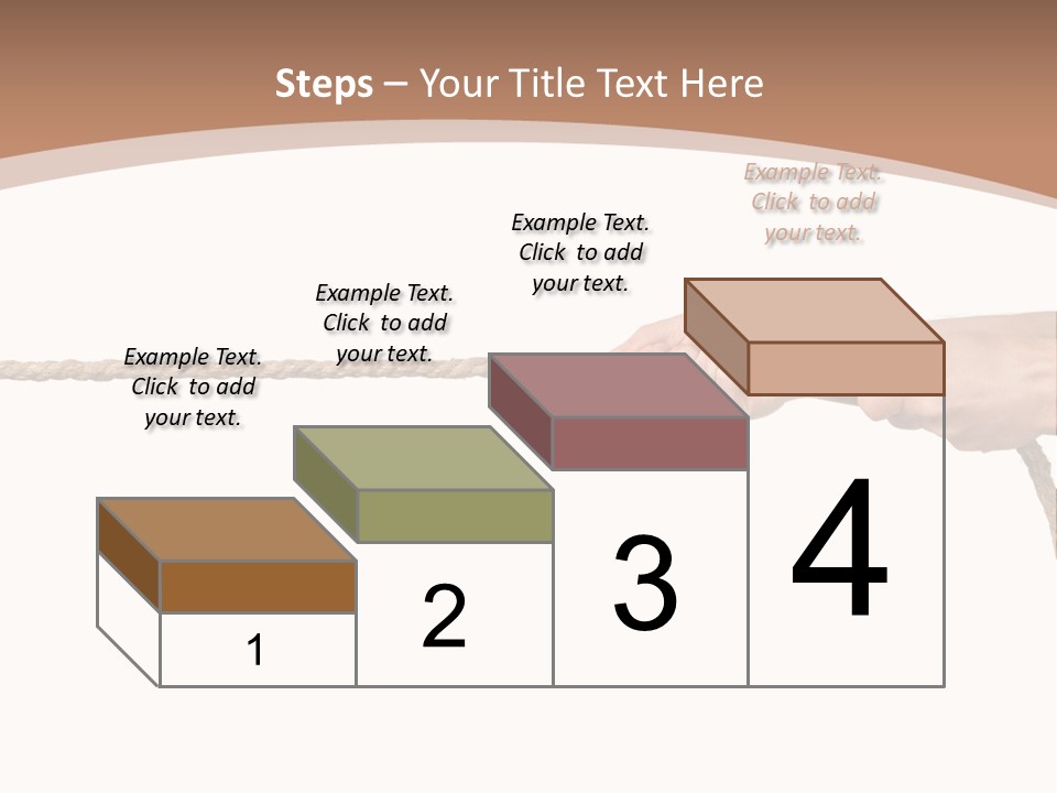 Straight Sport Persistence PowerPoint Template