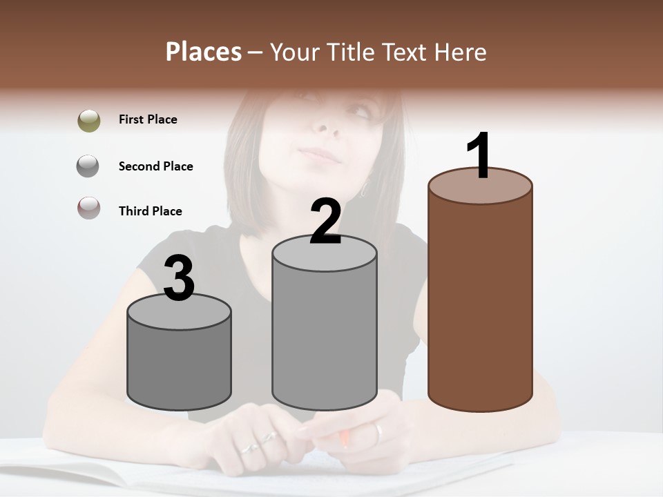 Teen Ponder Consider PowerPoint Template