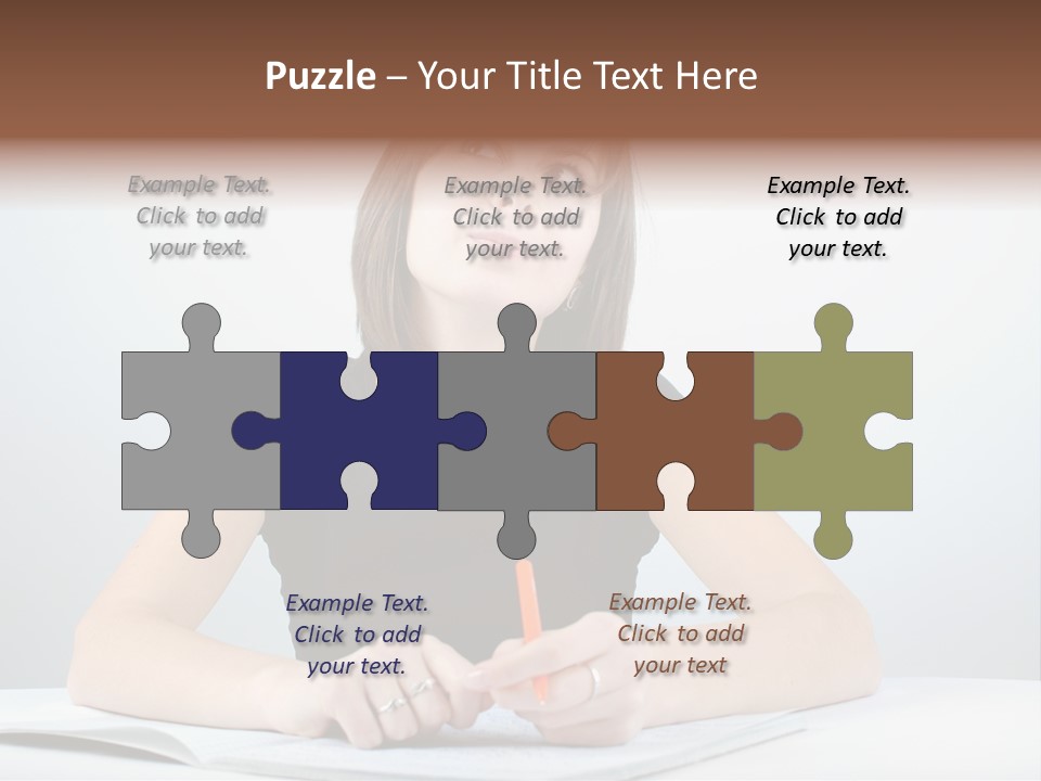 Teen Ponder Consider PowerPoint Template