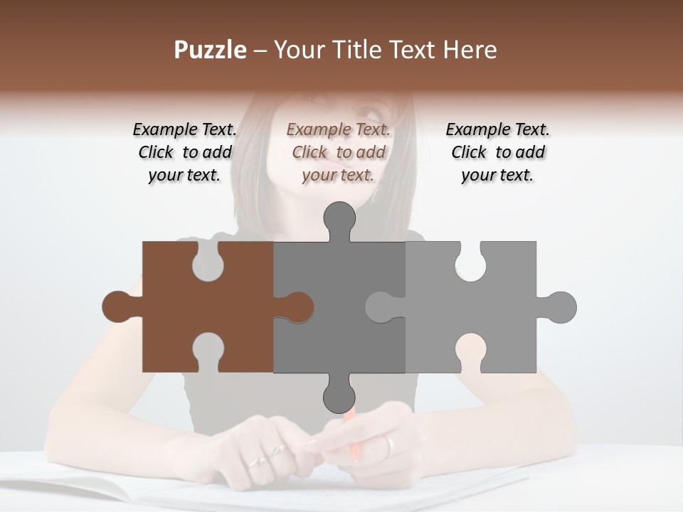 Teen Ponder Consider PowerPoint Template