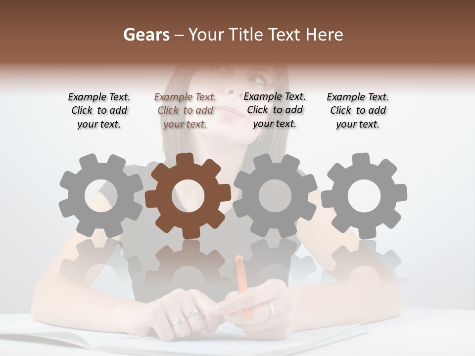 Teen Ponder Consider PowerPoint Template