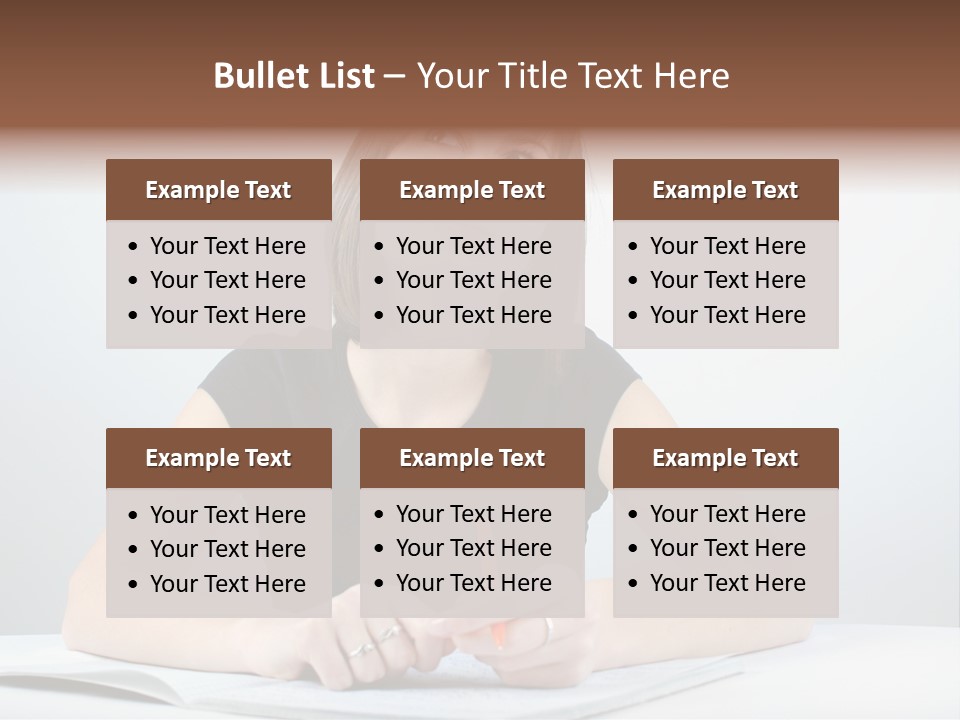 Teen Ponder Consider PowerPoint Template