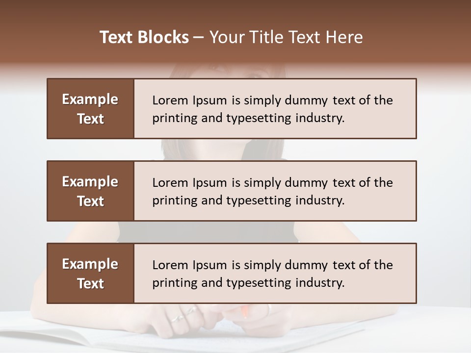 Teen Ponder Consider PowerPoint Template