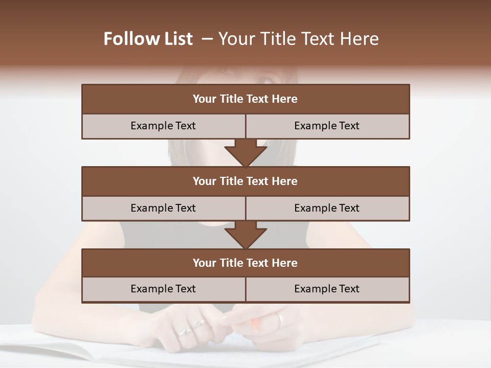 Teen Ponder Consider PowerPoint Template