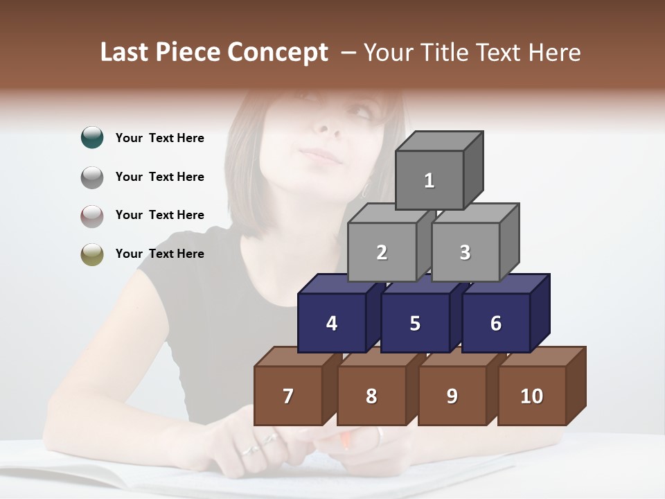 Teen Ponder Consider PowerPoint Template