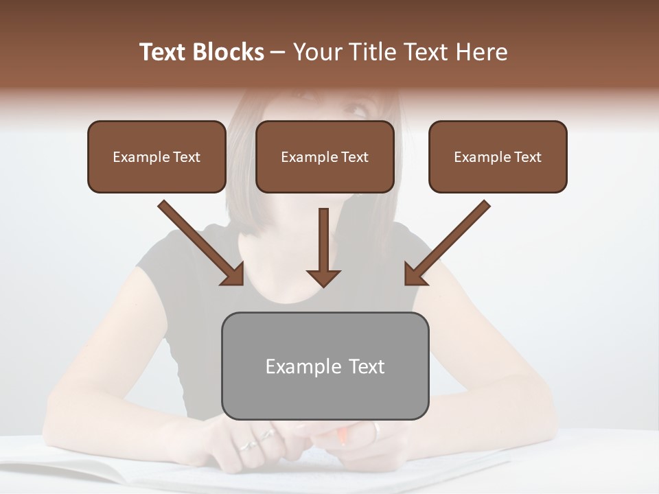 Teen Ponder Consider PowerPoint Template