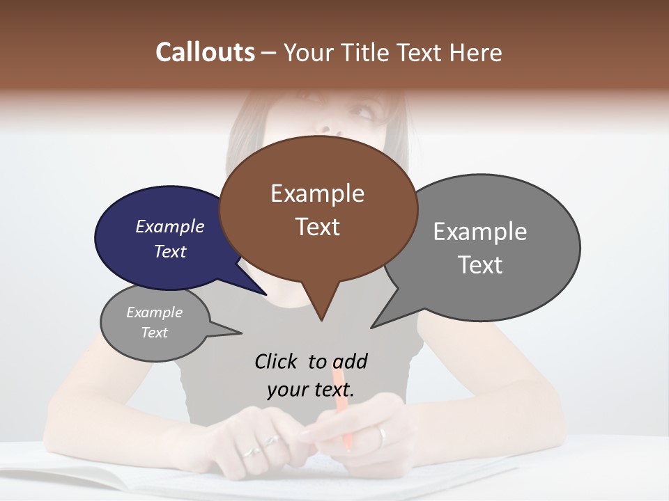 Teen Ponder Consider PowerPoint Template