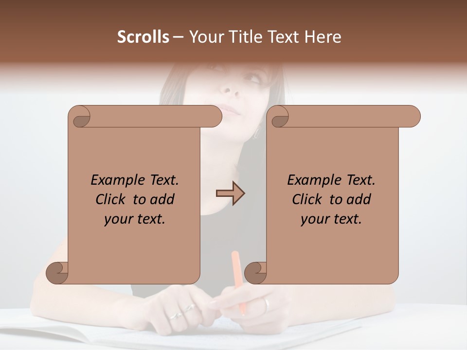 Teen Ponder Consider PowerPoint Template