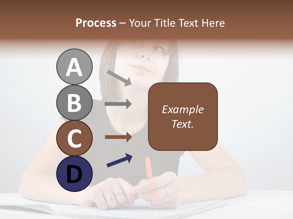 Teen Ponder Consider PowerPoint Template