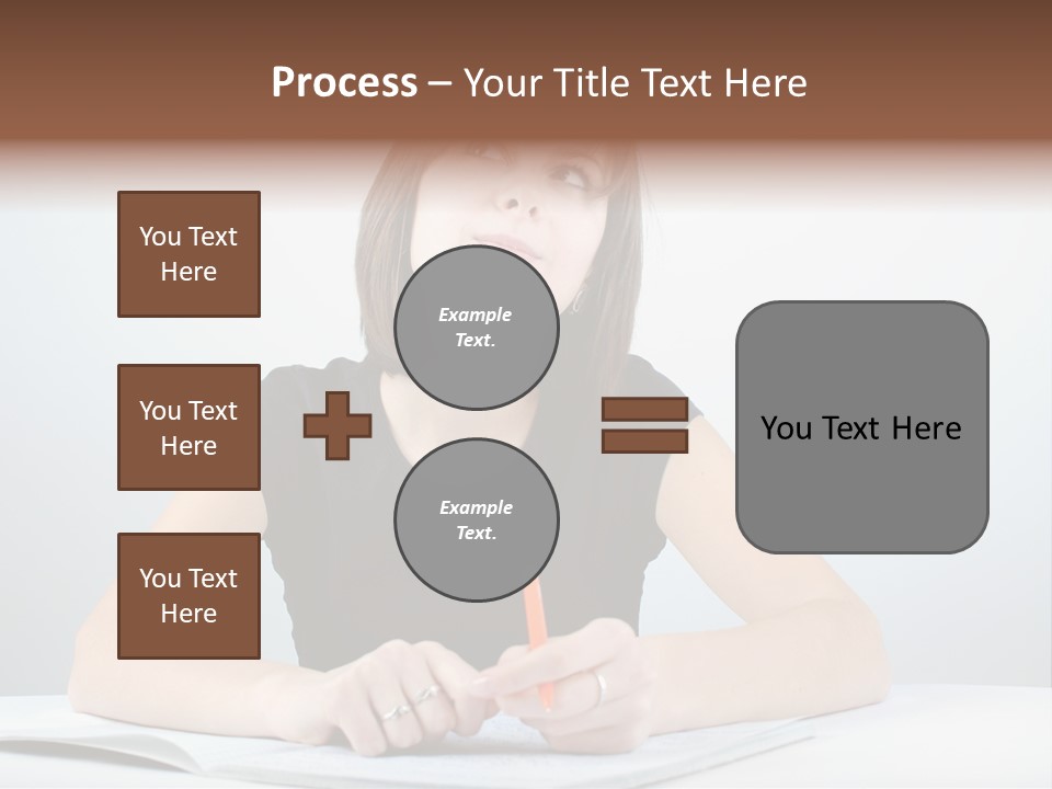 Teen Ponder Consider PowerPoint Template
