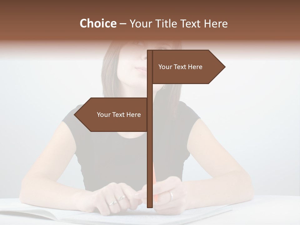 Teen Ponder Consider PowerPoint Template