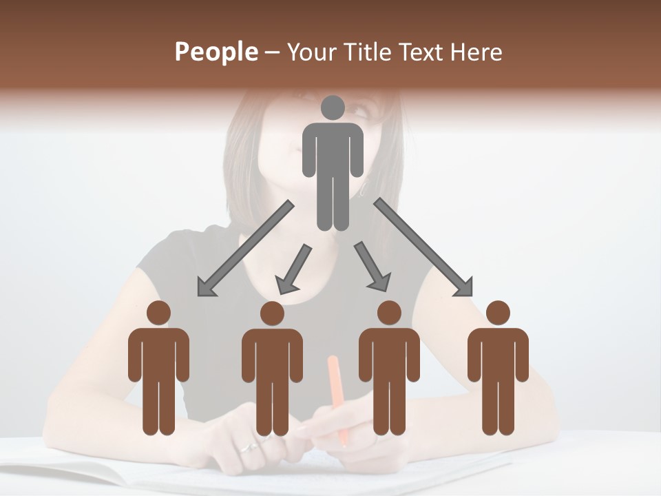 Teen Ponder Consider PowerPoint Template