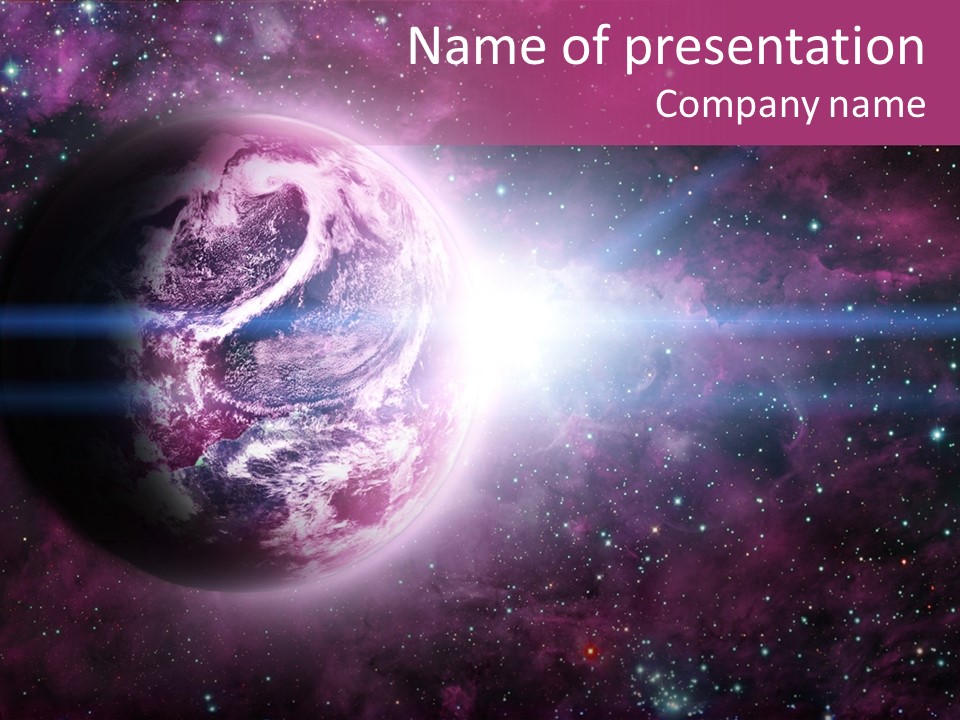 Spacescape Scifi Digital PowerPoint Template