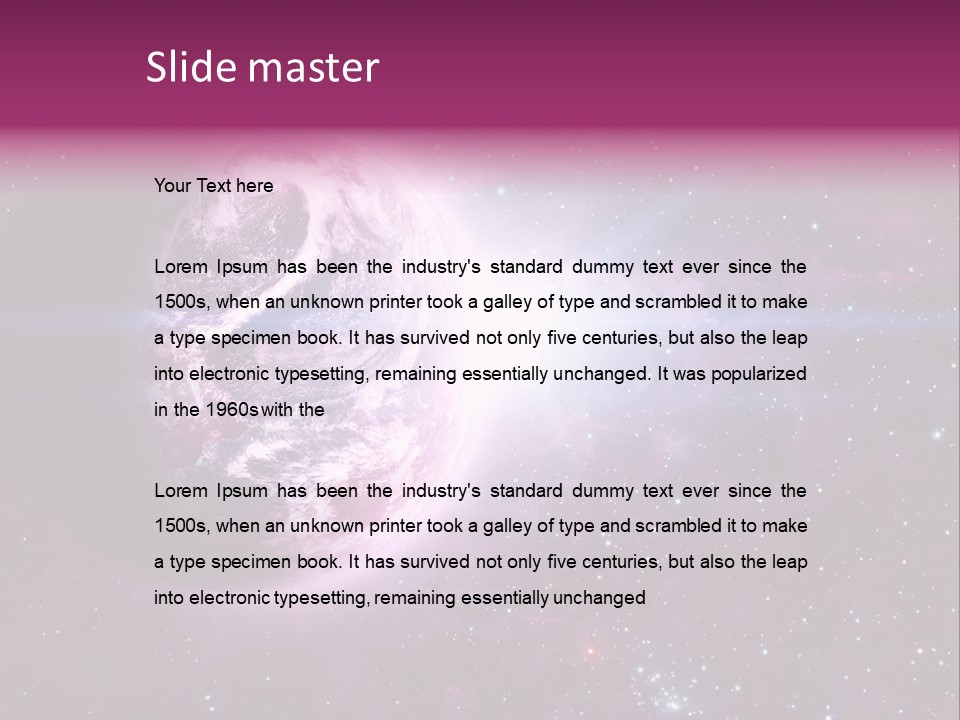 Spacescape Scifi Digital PowerPoint Template
