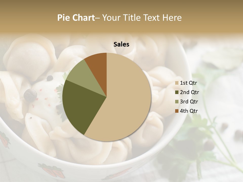 Dinner Parsley Pepper PowerPoint Template