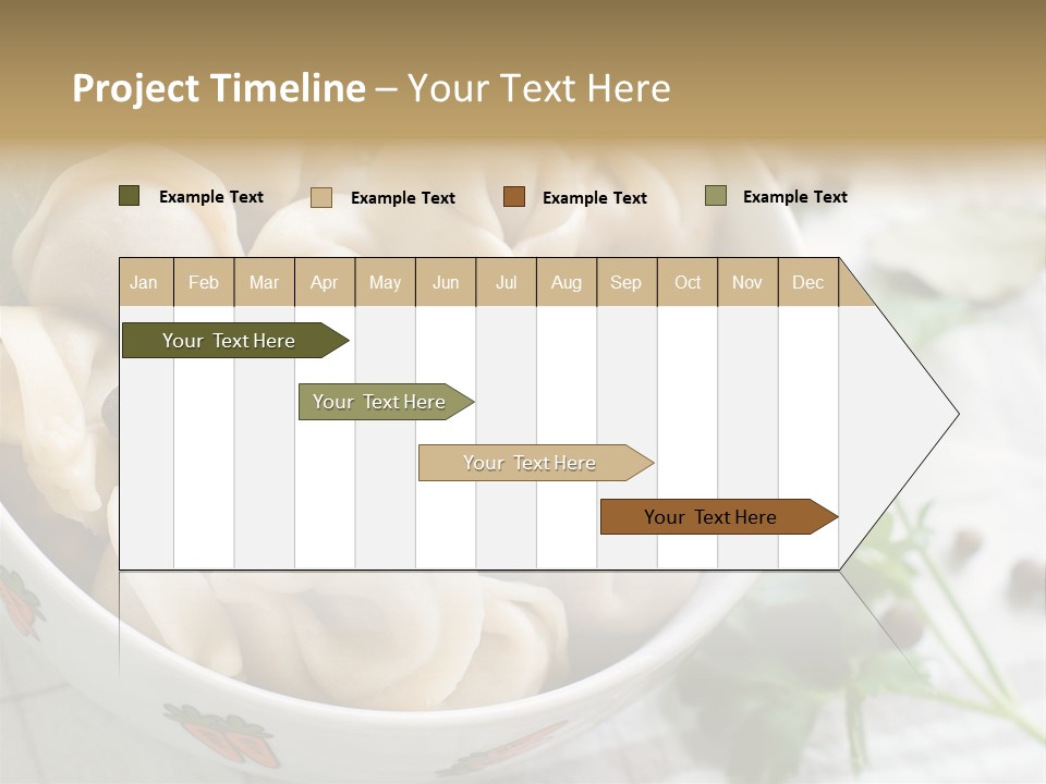 Dinner Parsley Pepper PowerPoint Template