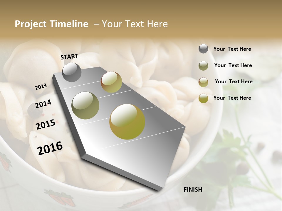 Dinner Parsley Pepper PowerPoint Template