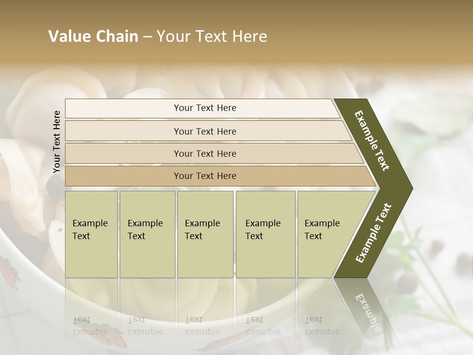 Dinner Parsley Pepper PowerPoint Template