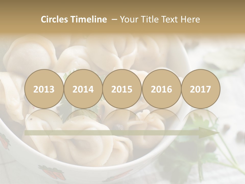 Dinner Parsley Pepper PowerPoint Template