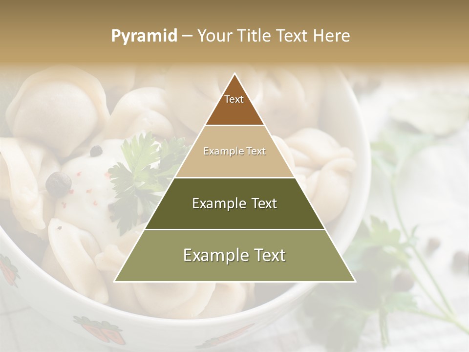 Dinner Parsley Pepper PowerPoint Template