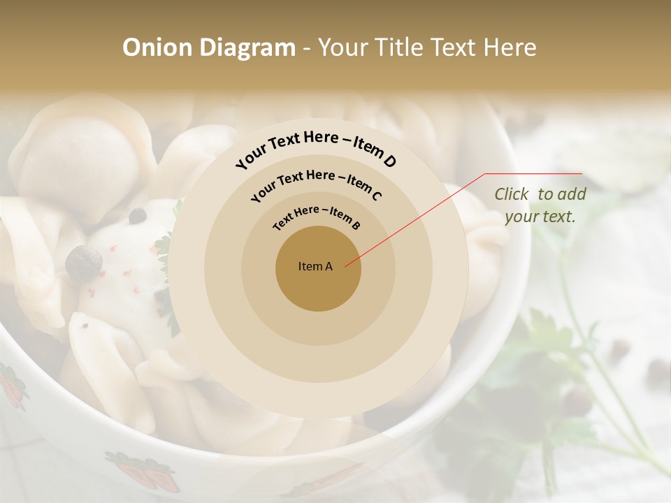 Dinner Parsley Pepper PowerPoint Template