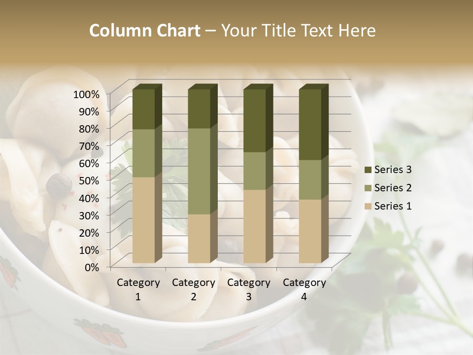 Dinner Parsley Pepper PowerPoint Template