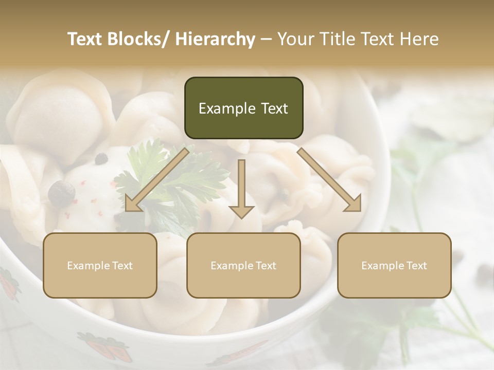 Dinner Parsley Pepper PowerPoint Template