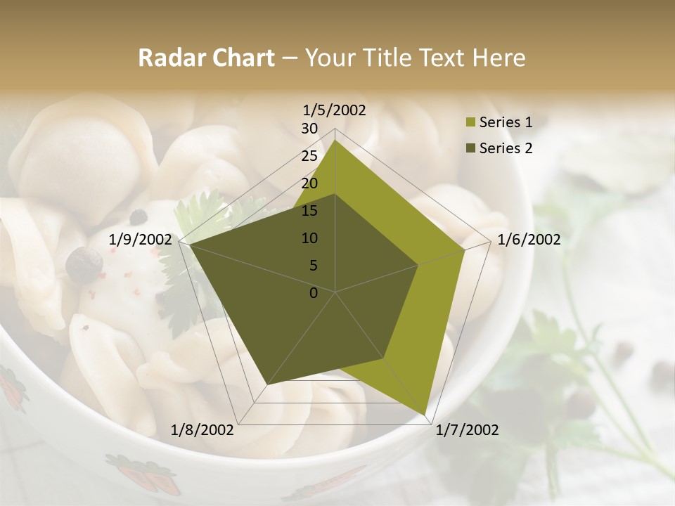 Dinner Parsley Pepper PowerPoint Template