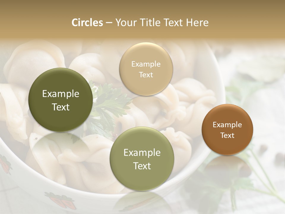 Dinner Parsley Pepper PowerPoint Template