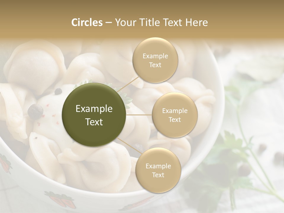 Dinner Parsley Pepper PowerPoint Template